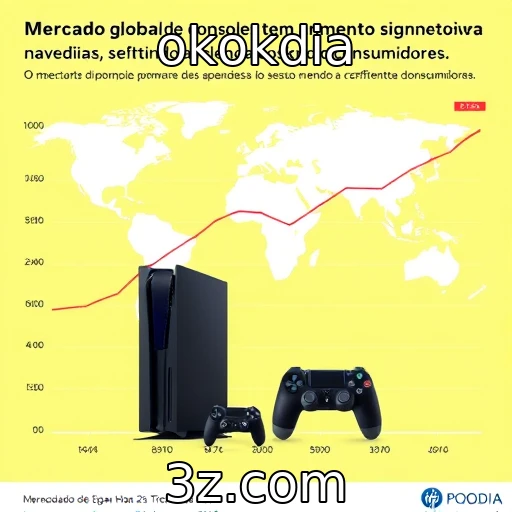 Aumento das vendas de consoles no mercado global - okokdia